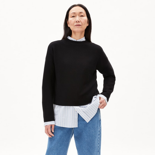 Armedangels | MERINAA | Organic Jumper | Black