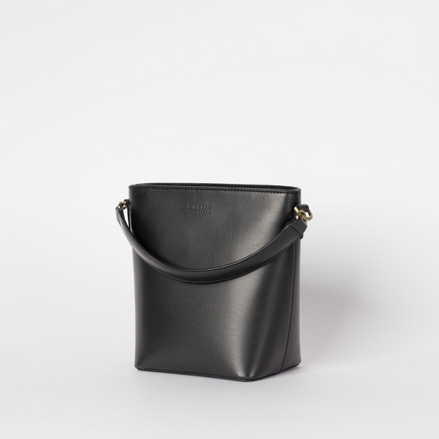 OMy bag | Vegan Bobbi Bucket Bag | Midi Black