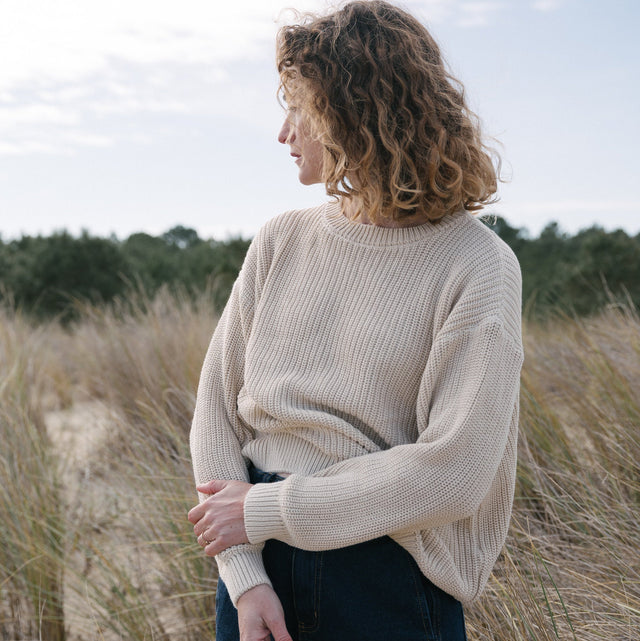 Poudre Organic | Pissenlit Cotton Jumper | Almond Milk