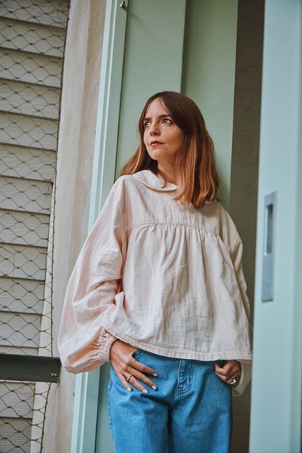 Poudre Organic | AMSONIA Blouse | Soft Pink