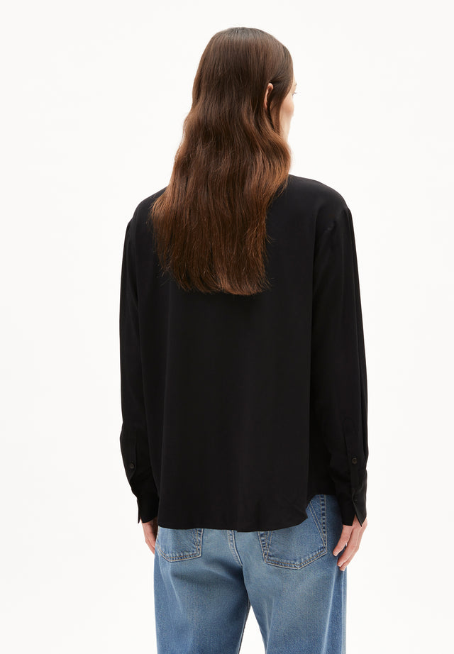 Armedangels | LARISAANA Long Sleeve Blouse | Black