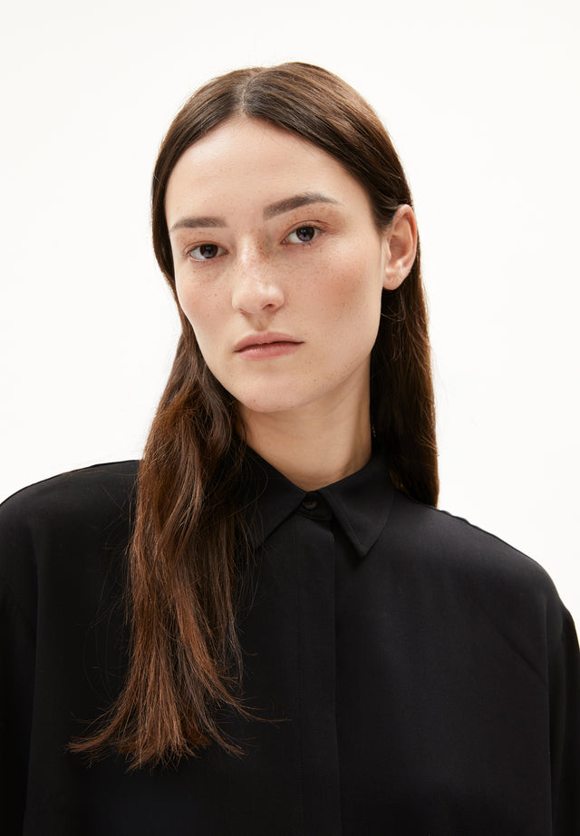 Armedangels | LARISAANA Long Sleeve Blouse | Black