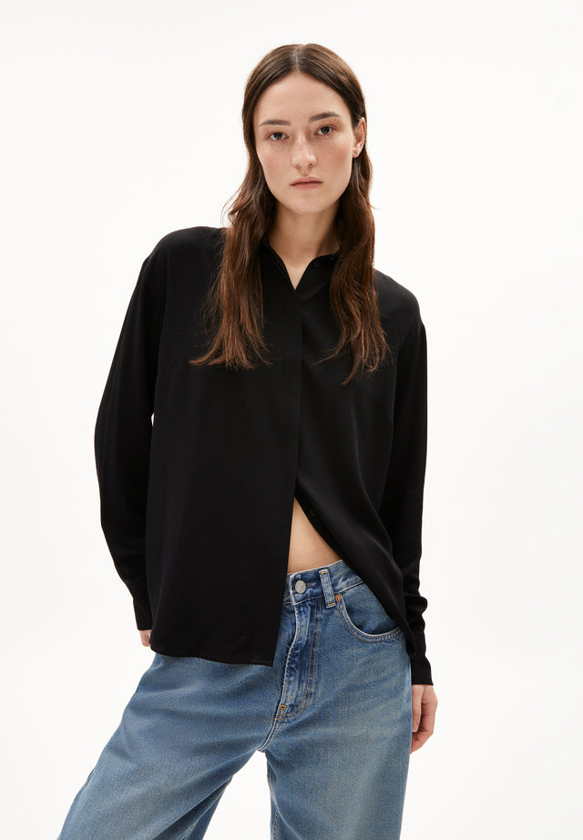Armedangels | LARISAANA Long Sleeve Blouse | Black