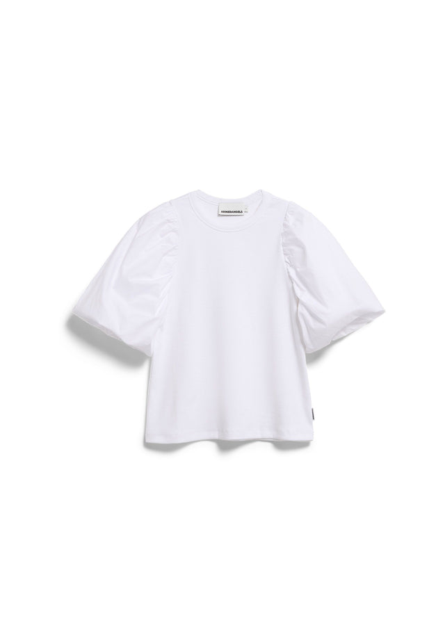 Armedangels | PUFF SLEEVE T-shirt | White