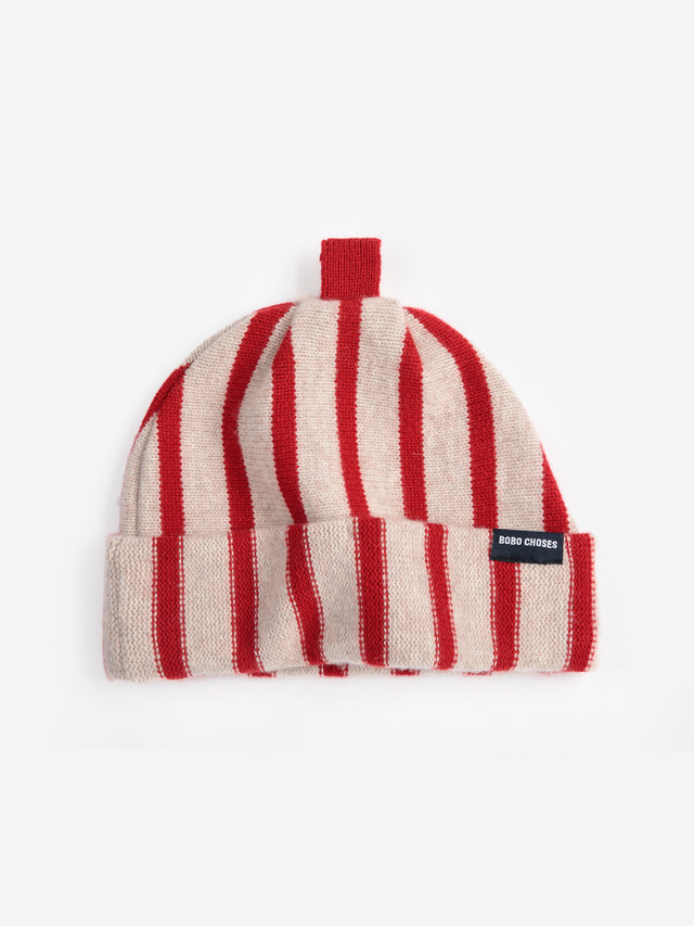 Bobo Choses | Merino Wool Striped Beanie