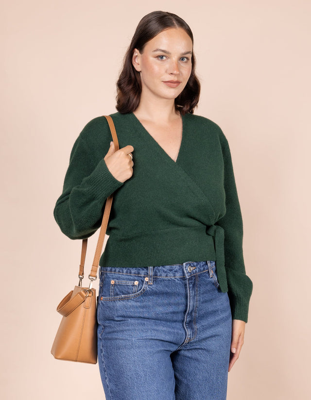 OMy bag | Vegan Bobbi Bucket Bag | Midi Congnac