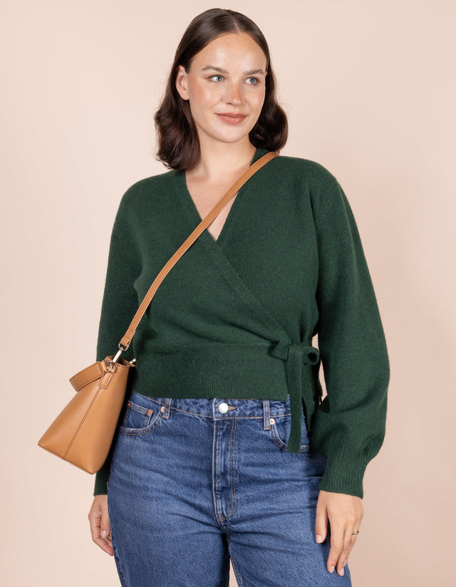 OMy bag | Vegan Bobbi Bucket Bag | Midi Congnac