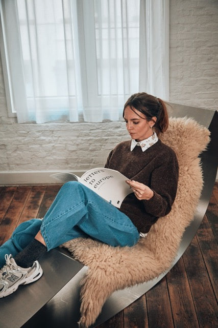 Poudre Organic | PULL THÉ Jumper | Speckled Chocolate