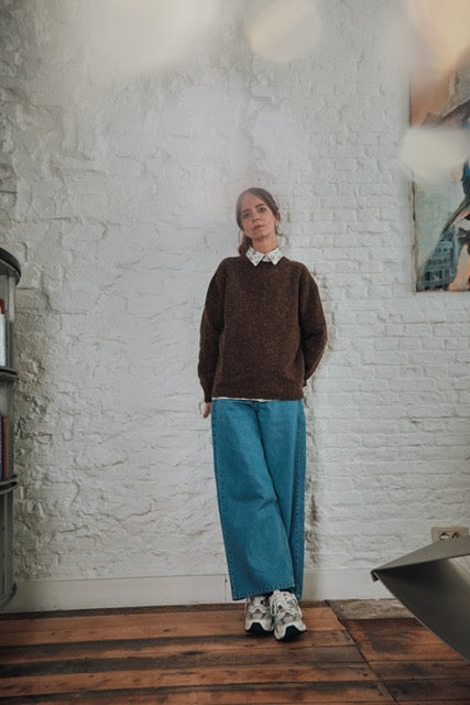 Poudre Organic | PULL THÉ Jumper | Speckled Chocolate