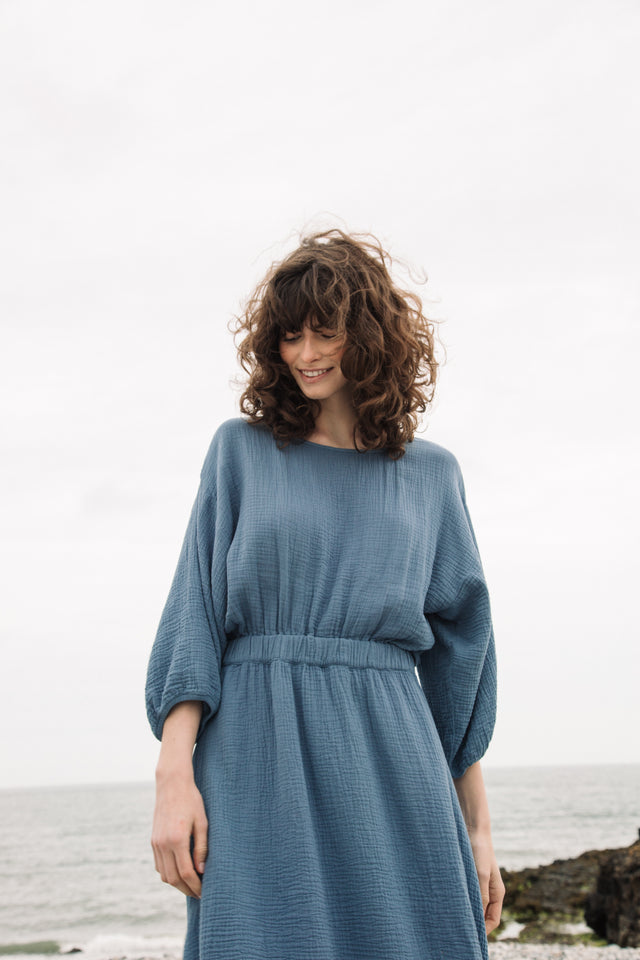 Beaumont Organic | EZILI DRESS| Pewter