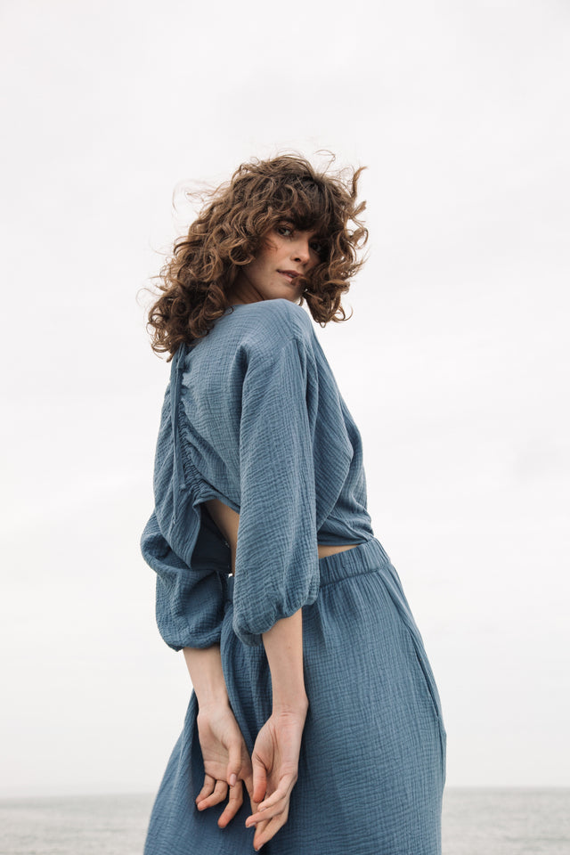 Beaumont Organic | EZILI DRESS| Pewter