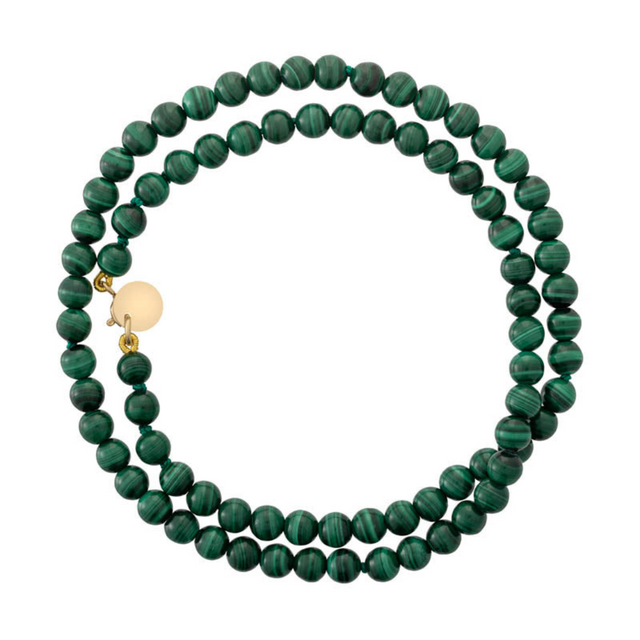 Natasha Sherling | Camden Malachite Double Wrap Bracelet
