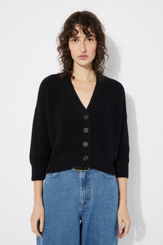 Rita Row | SCLATER Cardigan | Black