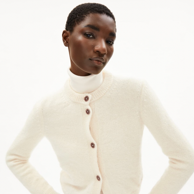 Armedangels | GILAAH Mohair Top | Oatmilk