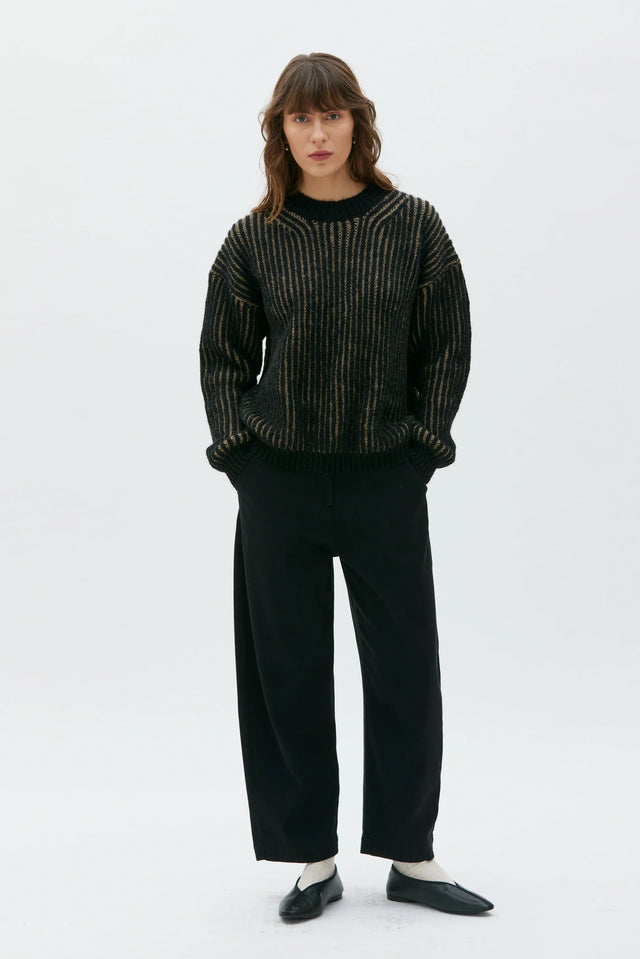 MASKA| NONA Cashmere Trousers | Black