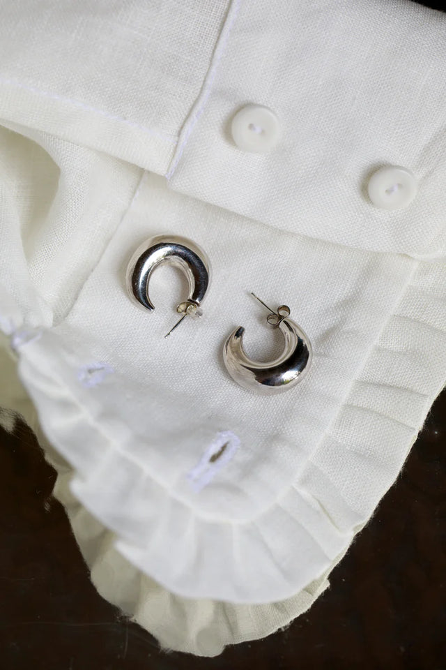 Natasha Sherling | Power Hoop | Silver