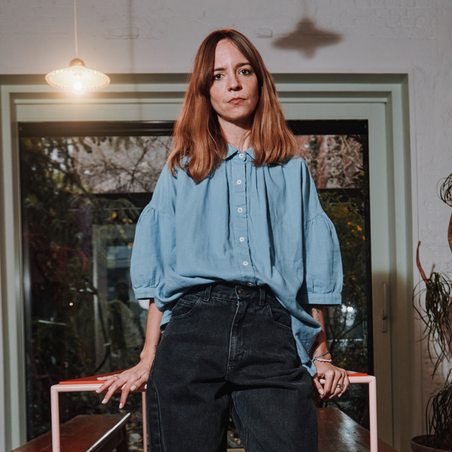 Poudre Organic | NEOTINE Blouse | Faded Denim