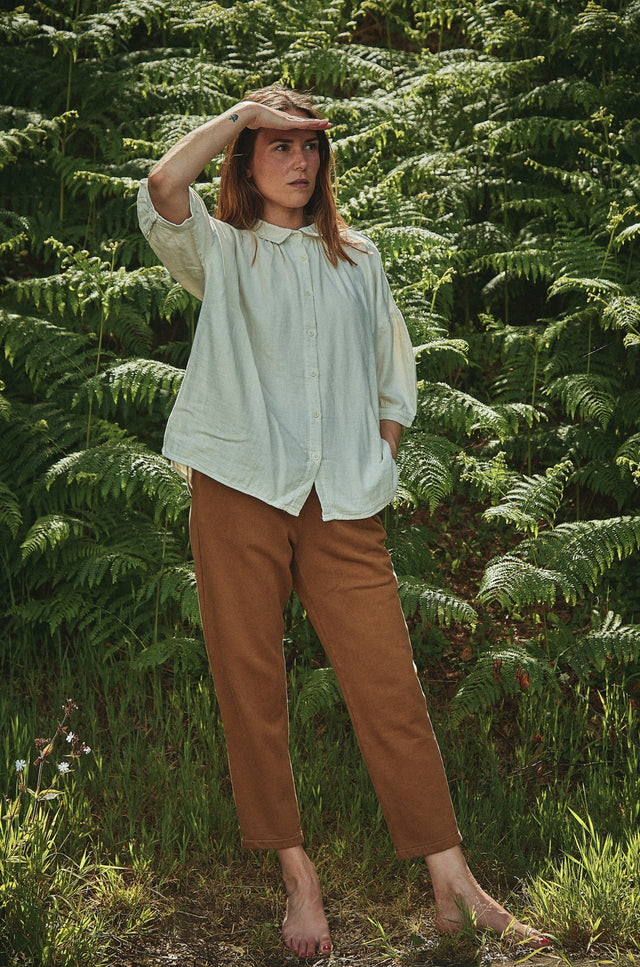Poudre Organic | Neotine Blouse | Almond Milk