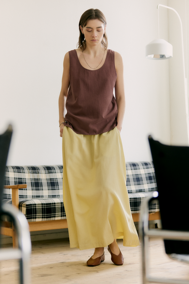 MASKA | BLANCA Skirt | Sulpher Yellow