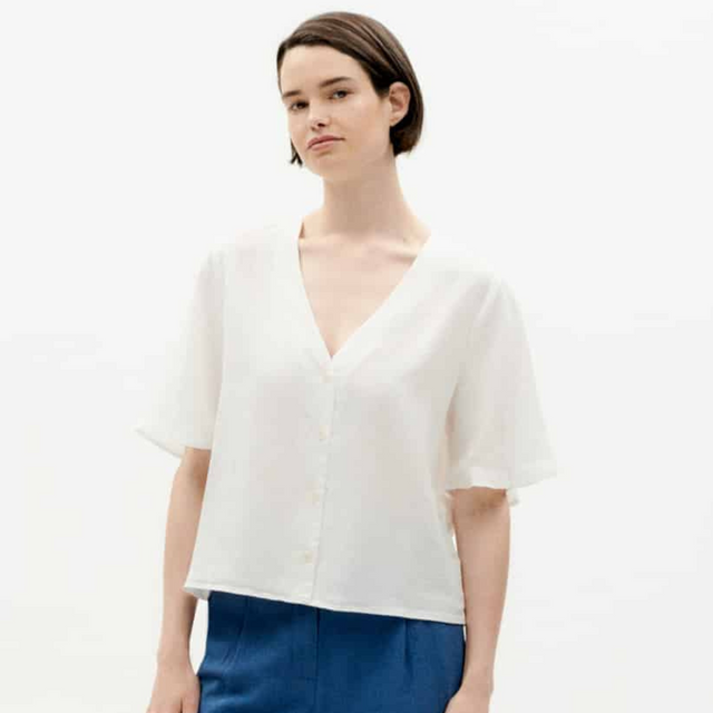 Thinking Mu| LIBELULA Blouse| White