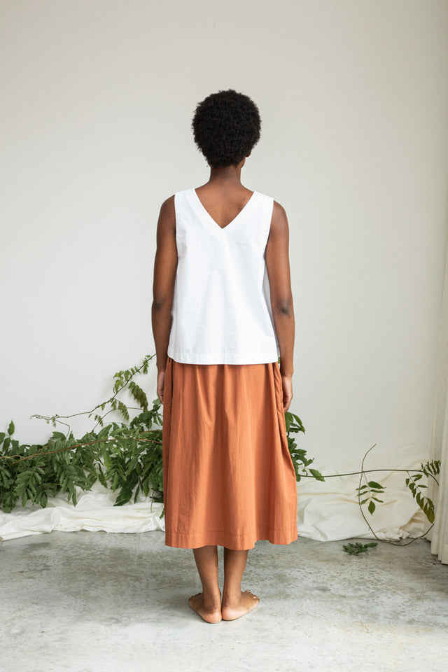 Beaumont Organic | GOLDIER Organic Cotton Skirt| Russet