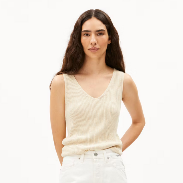 Armedangels | CAARO Top| Raw White
