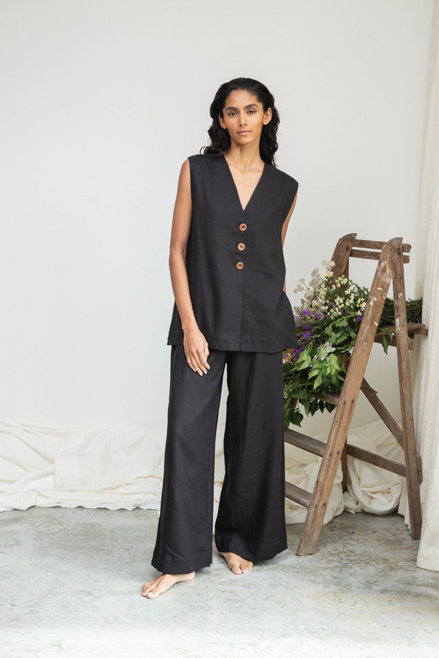 Beaumont Organic | ZOYA-MAY Trousers| Black