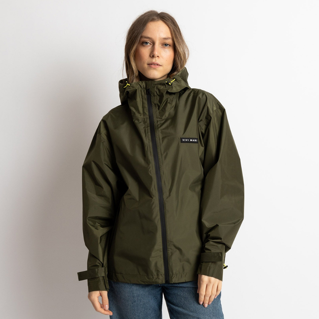 VIVI MARI Rain Jacket | Olive