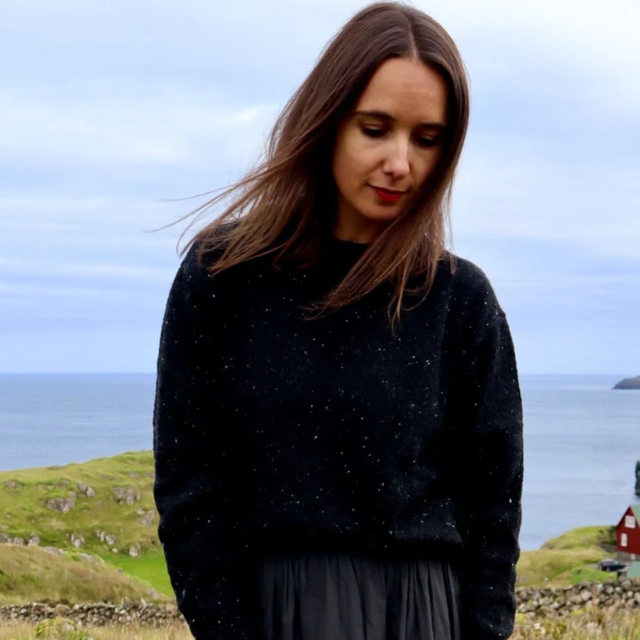 Poudre Organic | Thé Wool Jumper | Speckled Black