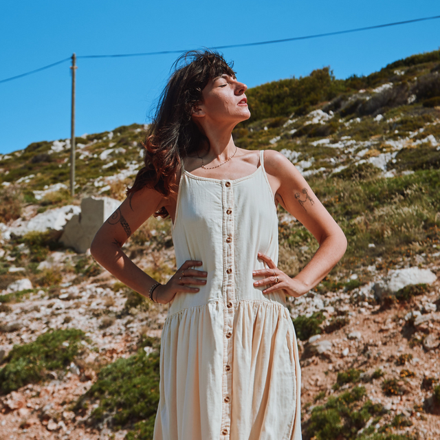 Poudre Organic | CELOSIE Dress | Butter Yellow
