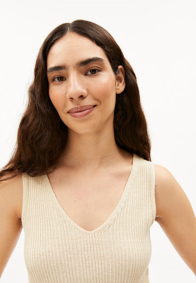 Armedangels | CAARO Top| Raw White