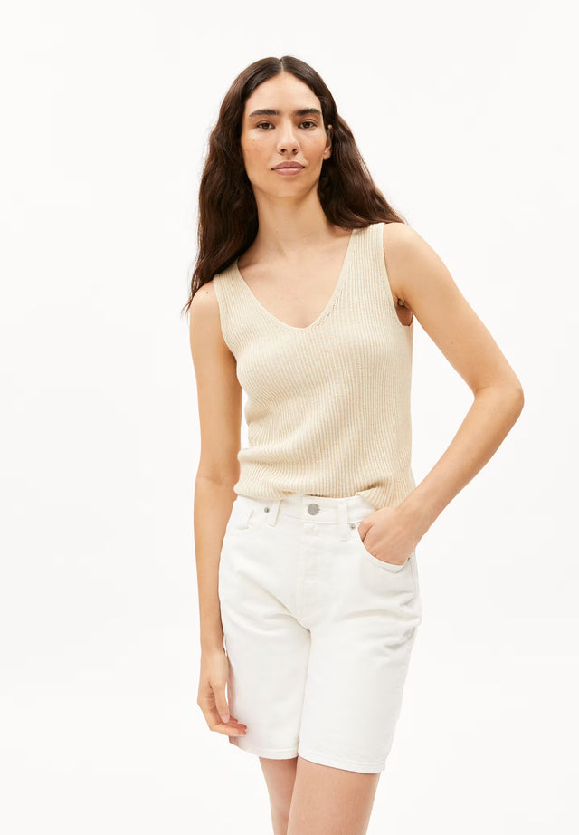 Armedangels | CAARO Top| Raw White