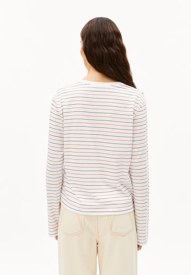 Armedangels | FINIAA Long Sleeve T-Shirt | French Rivera Stripe