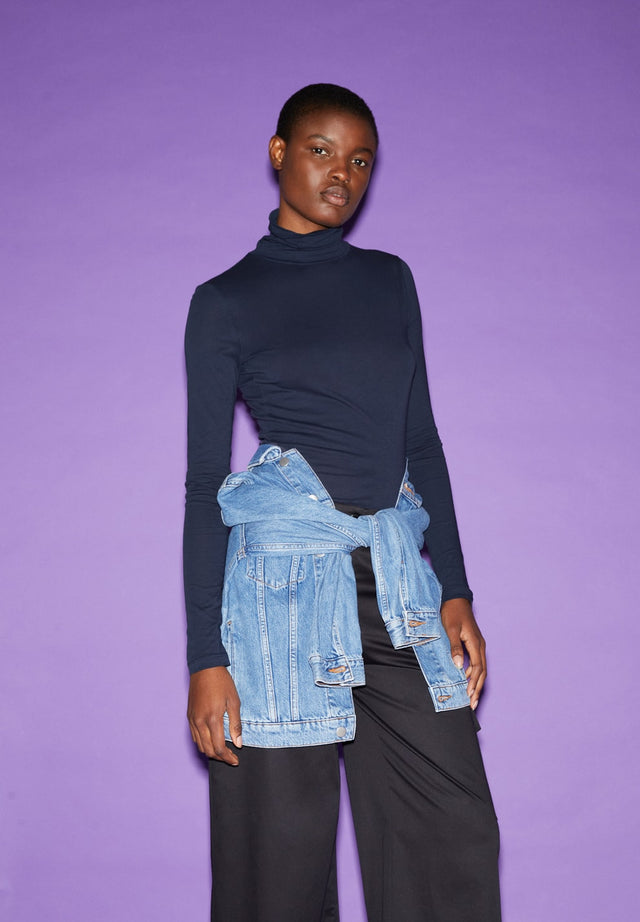 Armedangels | GRAZILIAA Long Sleeve Top | Night Sky
