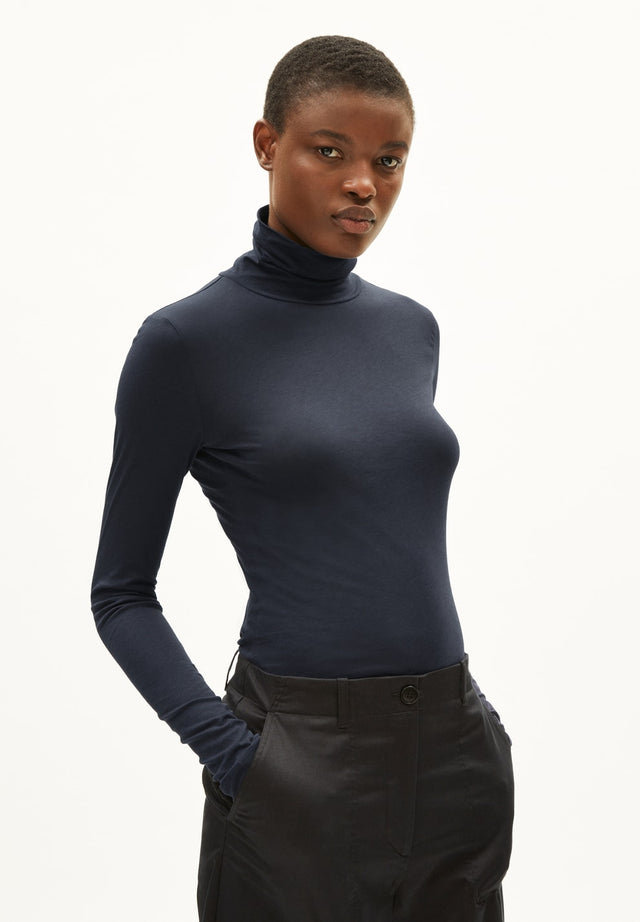 Armedangels | GRAZILIAA Long Sleeve Top | Night Sky
