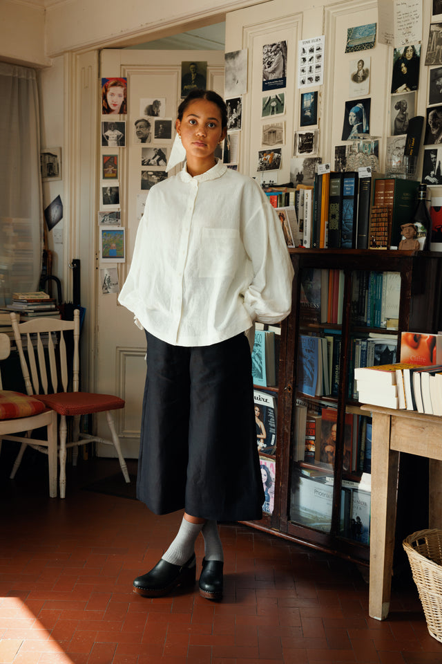 Jennifer Slattery | MAUD Linen Shirt | Cream