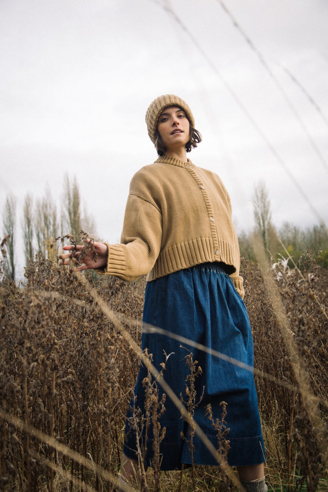 Beaumont Organic | Hisa-Leigh Organic Cotton Denim Skirt