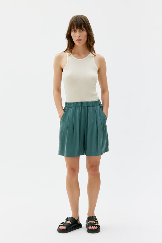 MASKA | SIRA Tencel Shorts | Lagoon