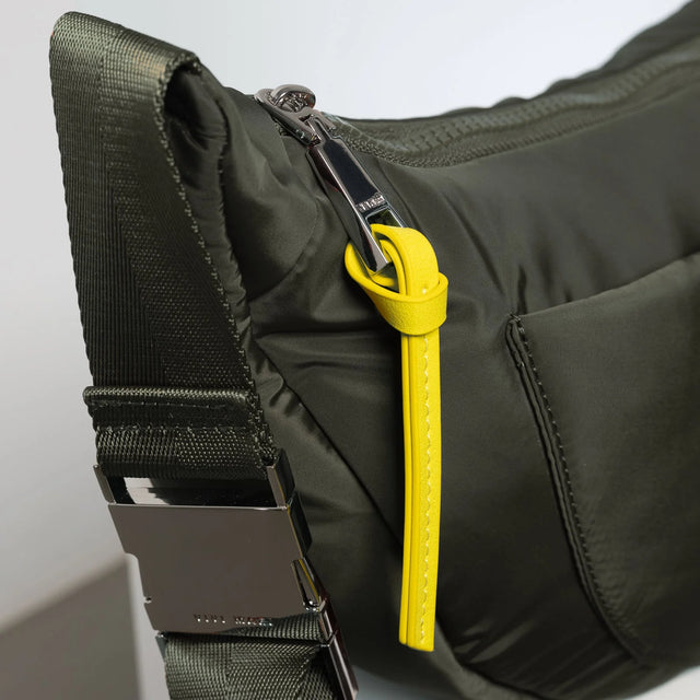 VIVI MARI Padded Hip Bag | Olive
