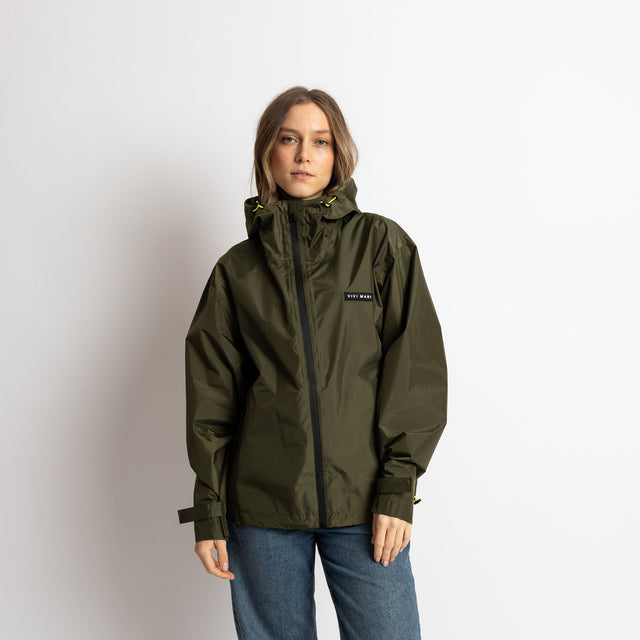 VIVI MARI Rain Jacket | Olive