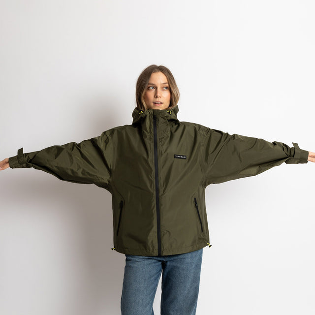 VIVI MARI Rain Jacket | Olive