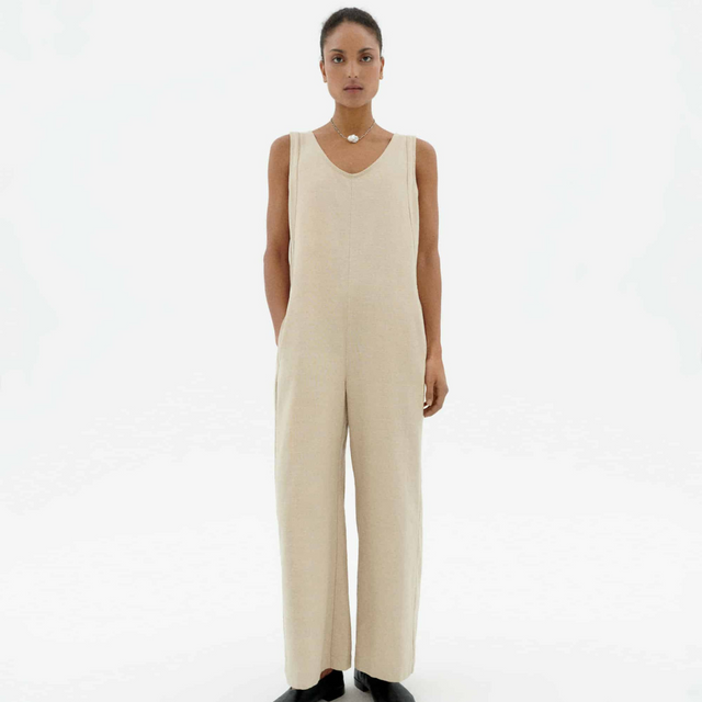 Thinking Mu | JANIS Jumpsuit | Ecru