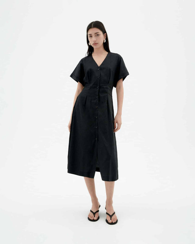 Thinking Mu | LAURA Dress | Black