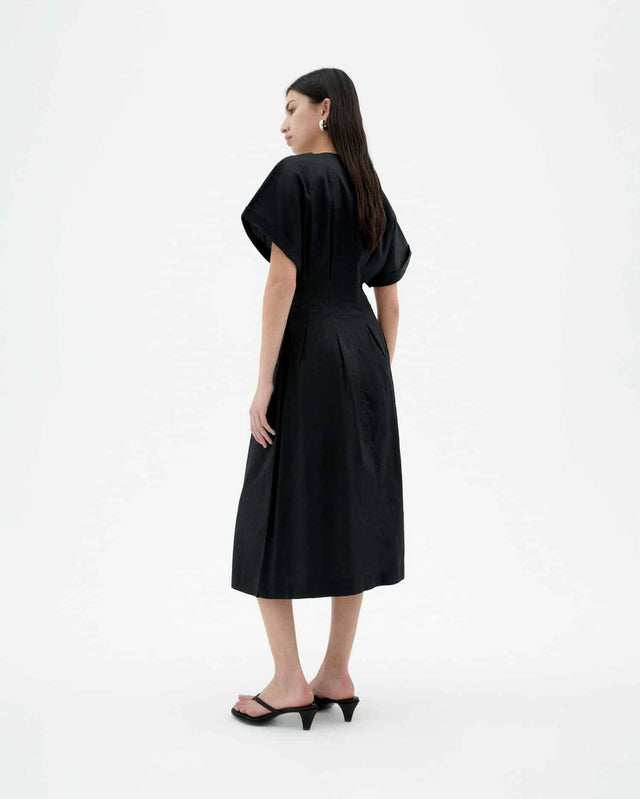 Thinking Mu | LAURA Dress | Black