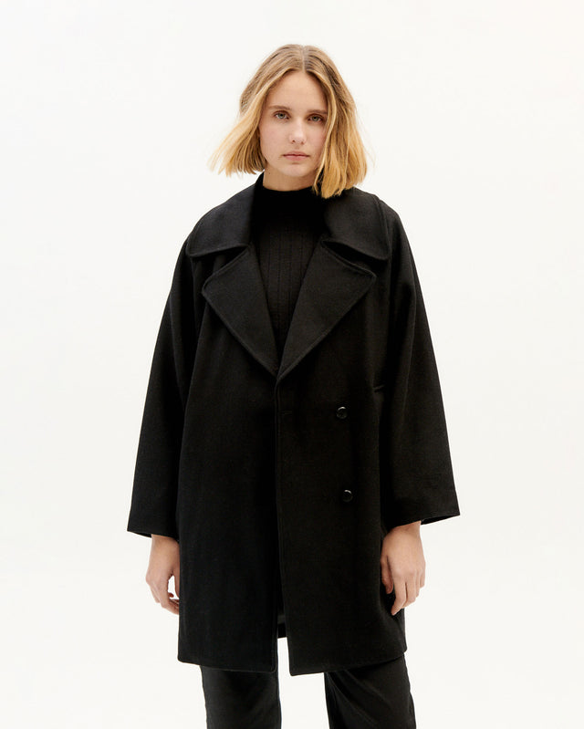 Thinking Mu | GRACE COAT | Black