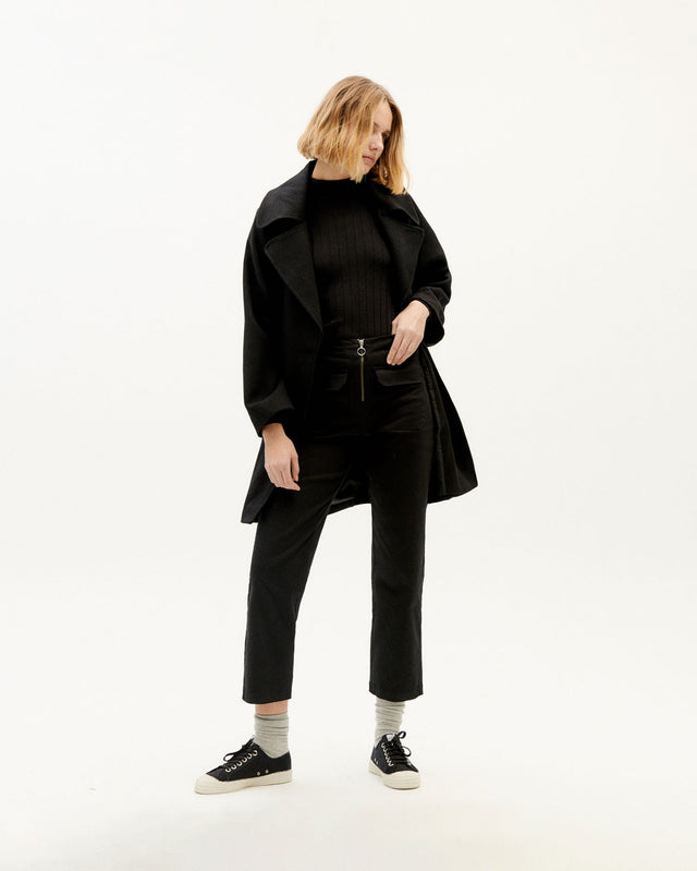 Thinking Mu | GRACE COAT | Black
