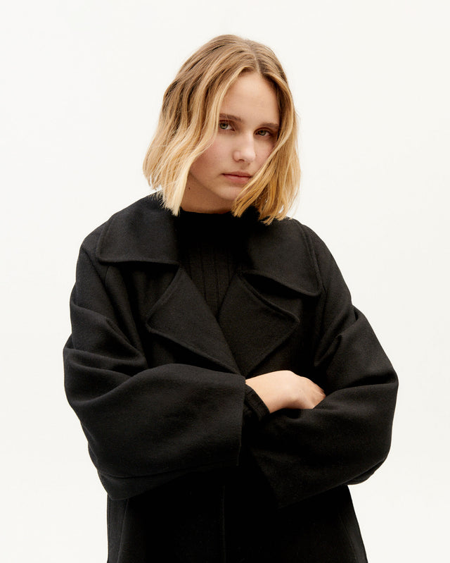 Thinking Mu | GRACE COAT | Black
