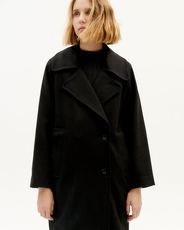Thinking Mu | GRACE COAT | Black