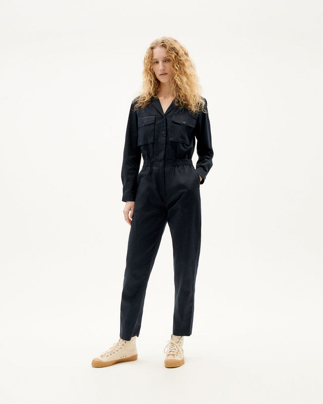 Thinking Mu | Hannah Jumpsuit | Navy
