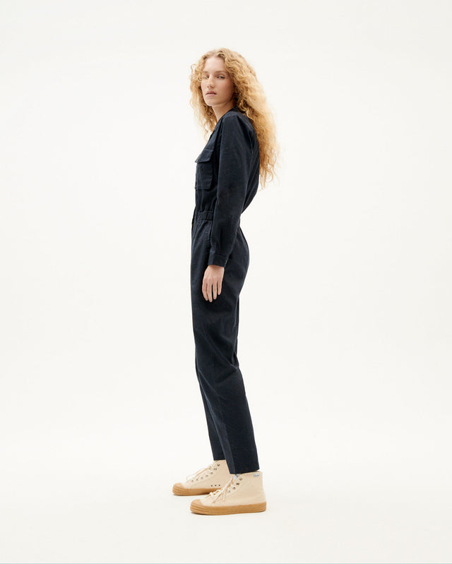 Thinking Mu | Hannah Jumpsuit | Navy